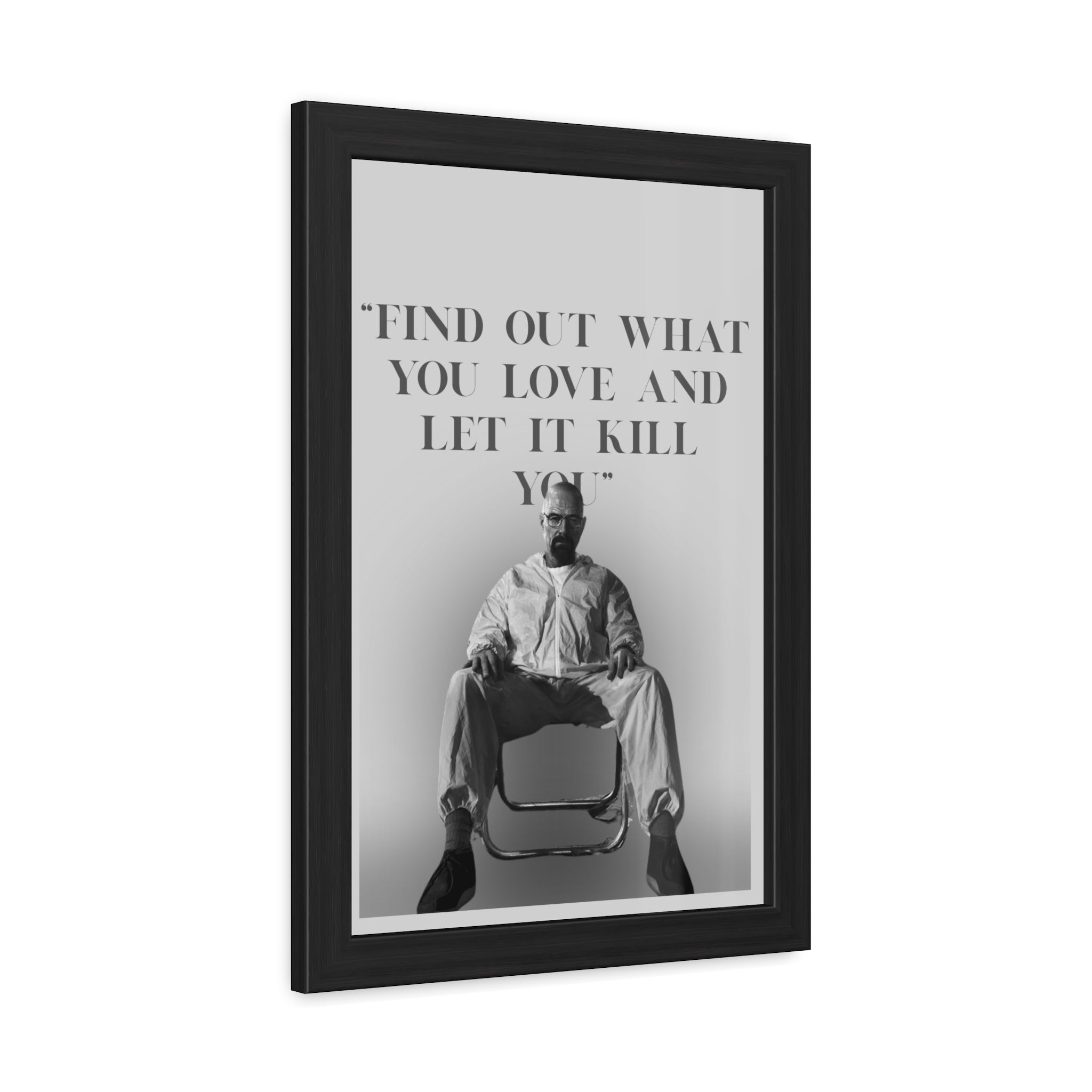 Framed Walter White Poster