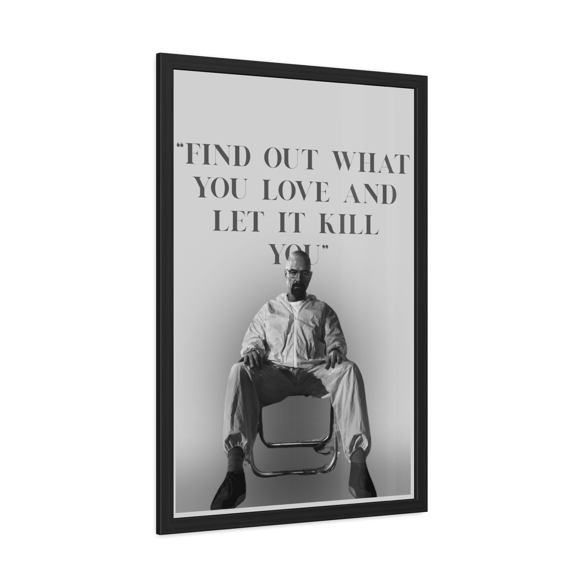 Framed Walter White Poster