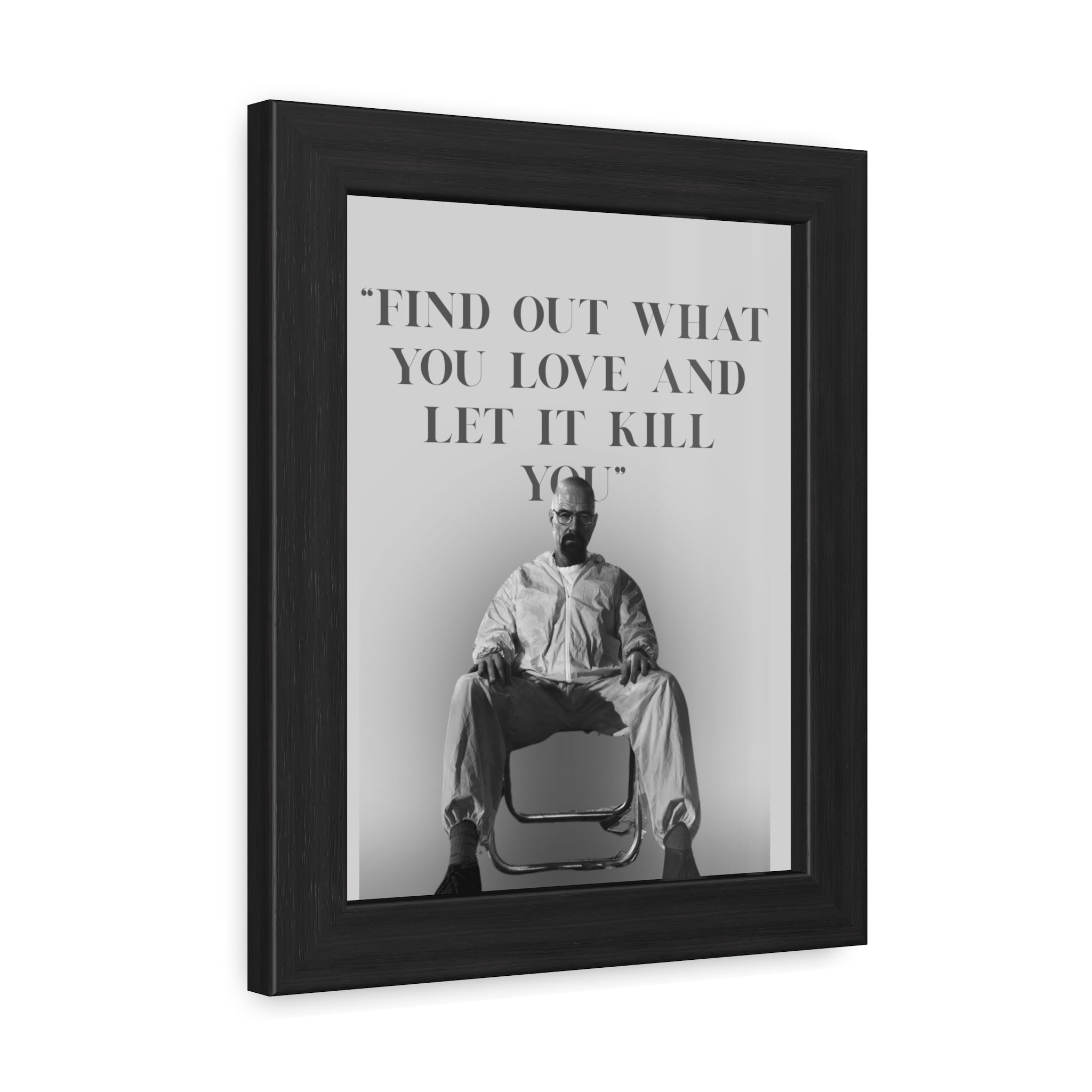 Framed Walter White Poster