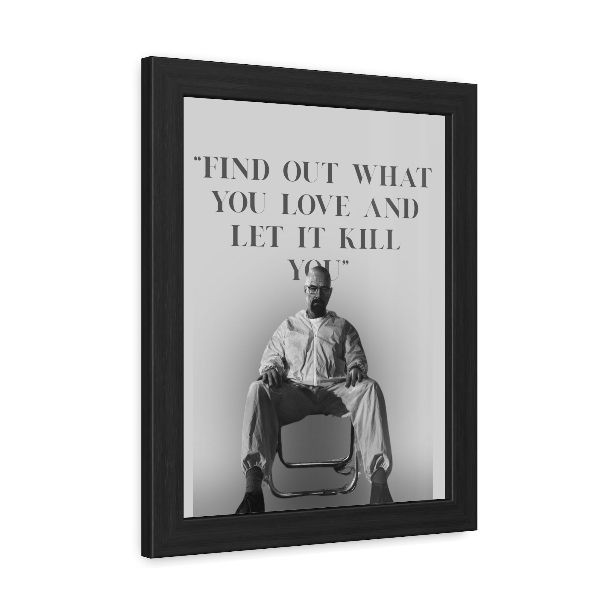 Framed Walter White Poster