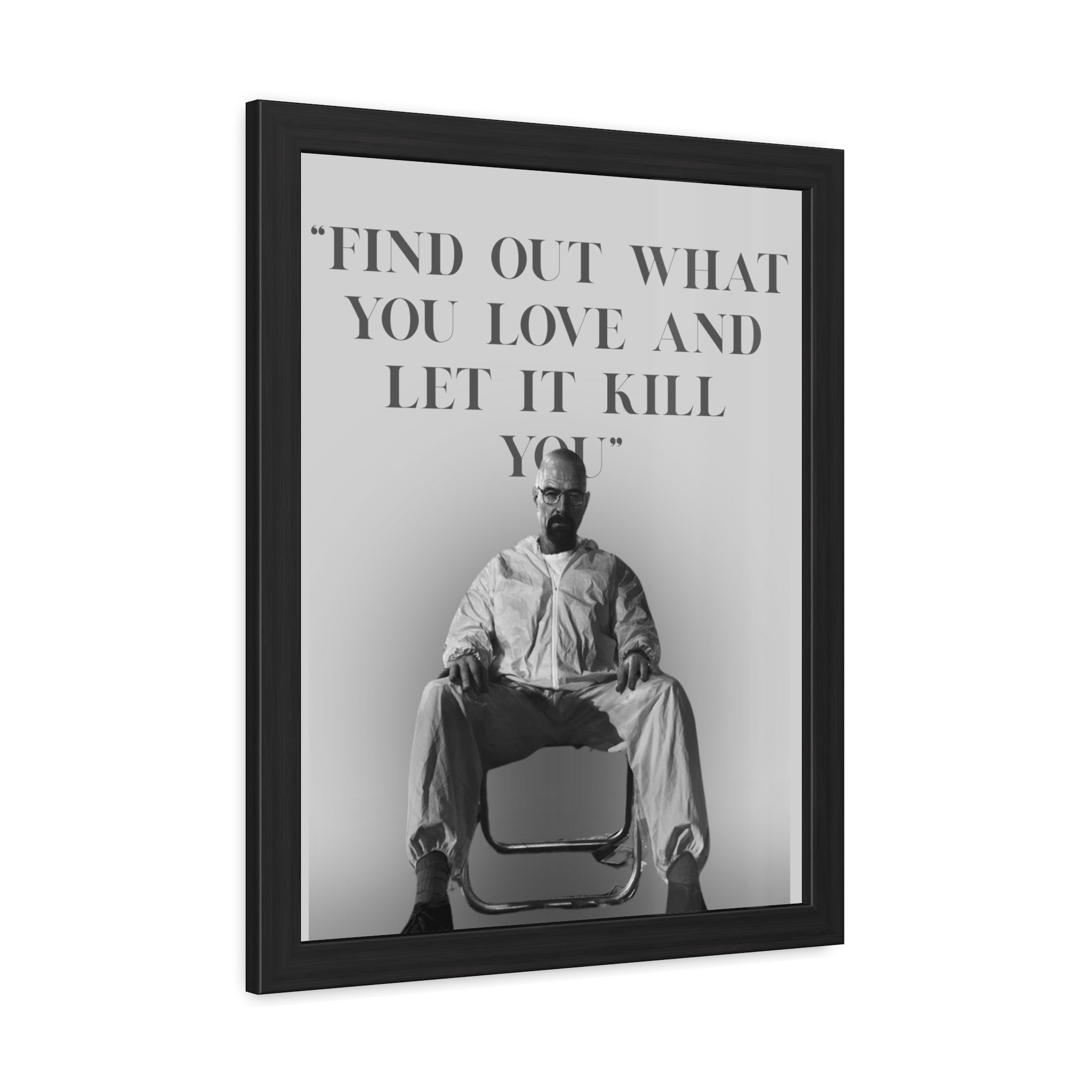 Framed Walter White Poster