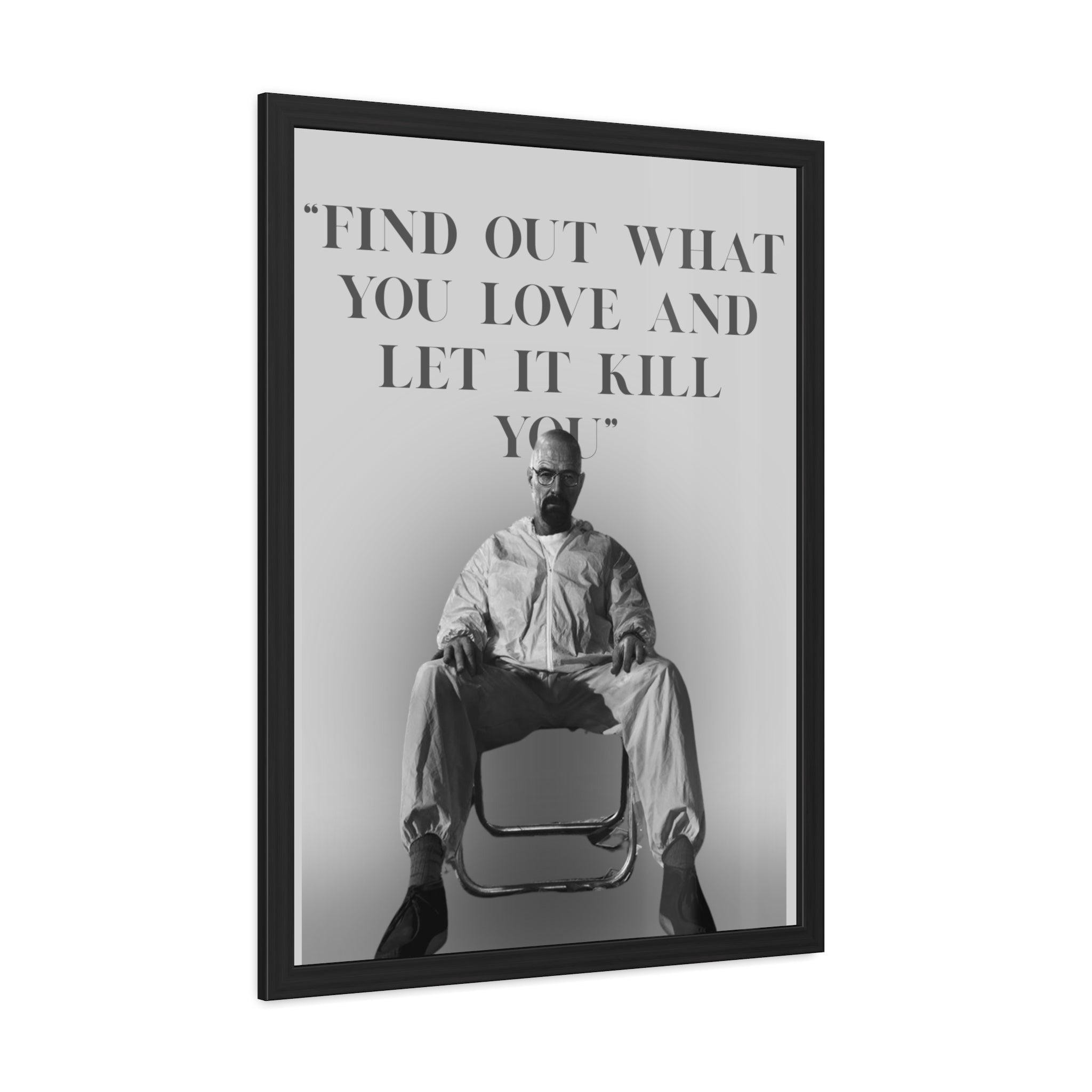 Framed Walter White Poster