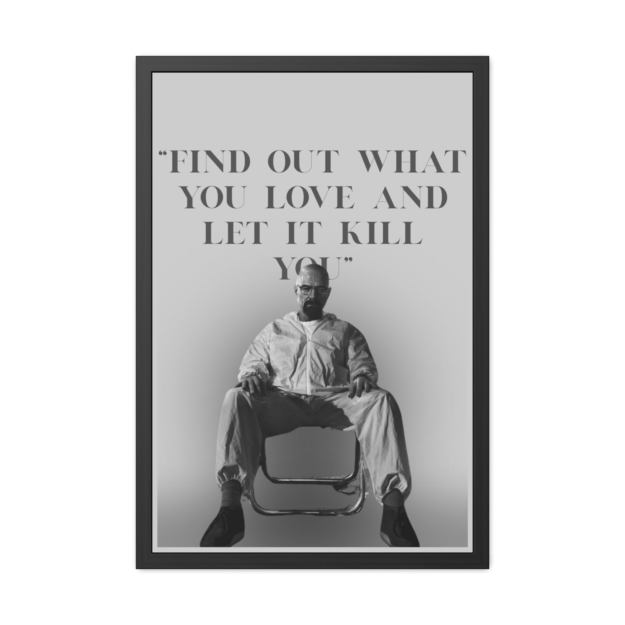 Framed Walter White Poster