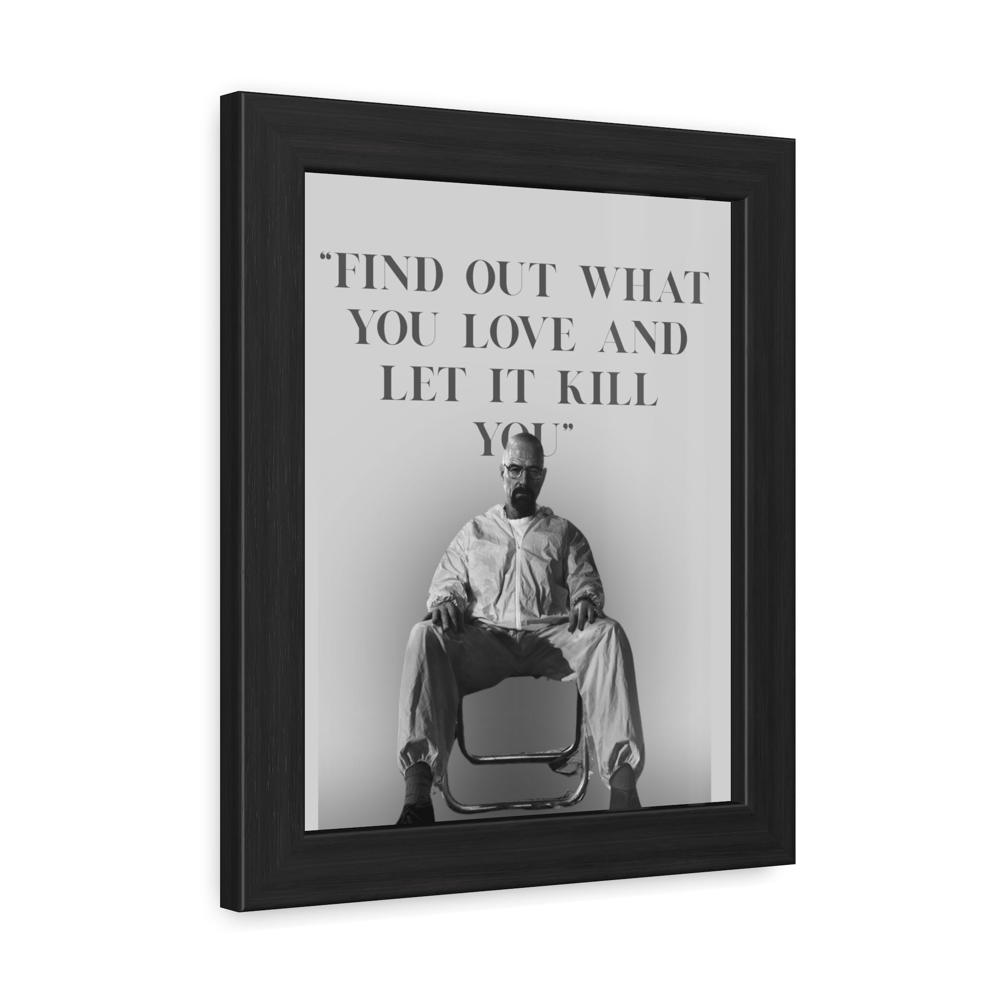 Framed Walter White Poster
