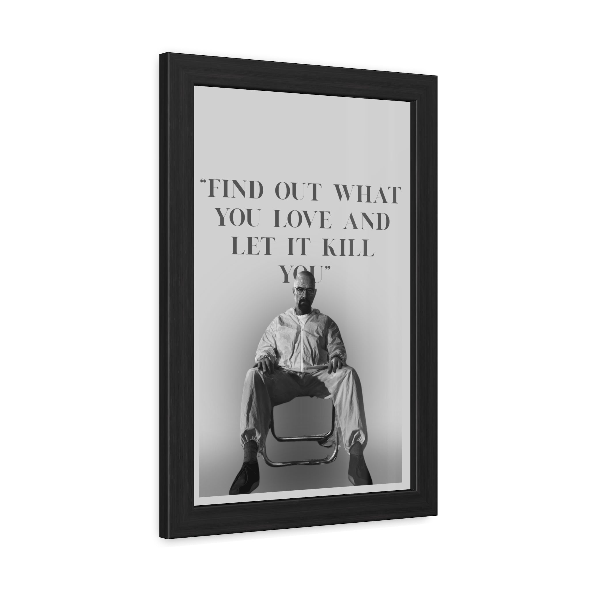 Framed Walter White Poster