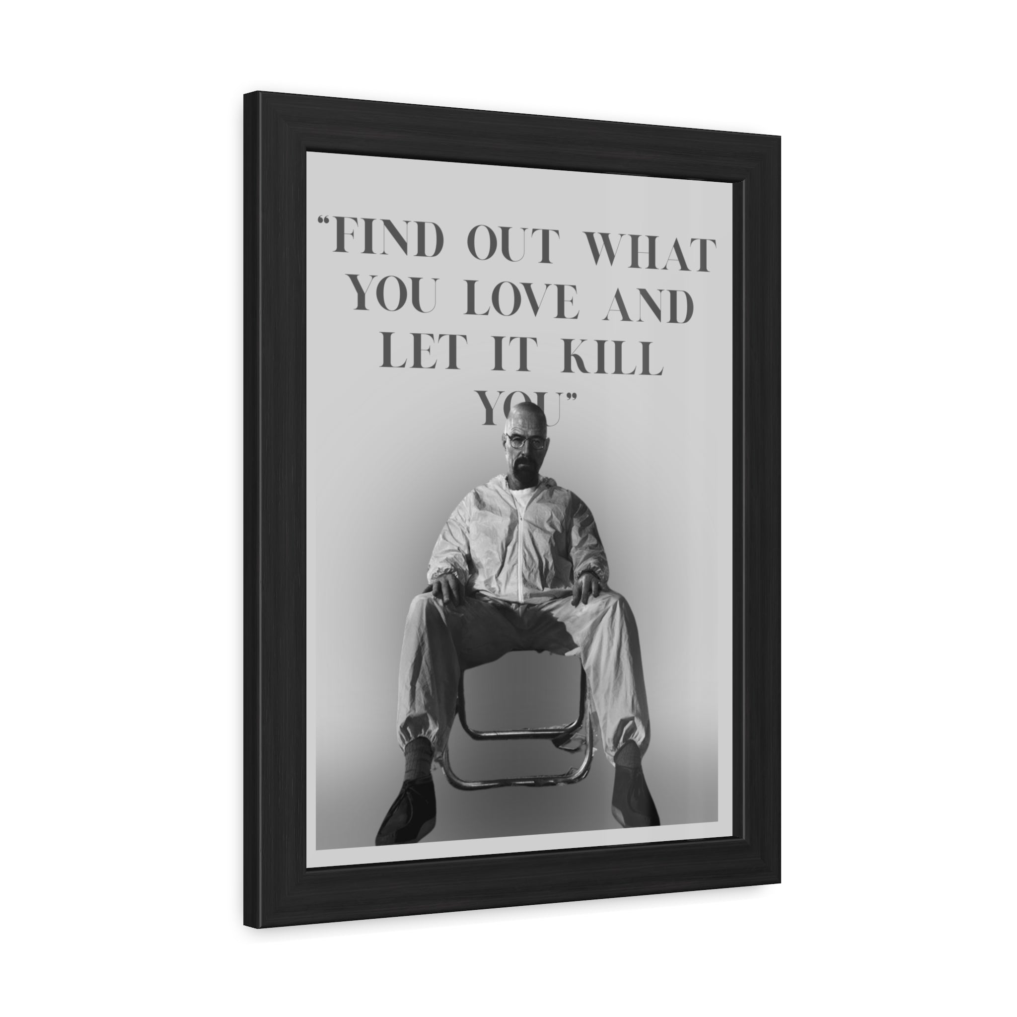 Framed Walter White Poster