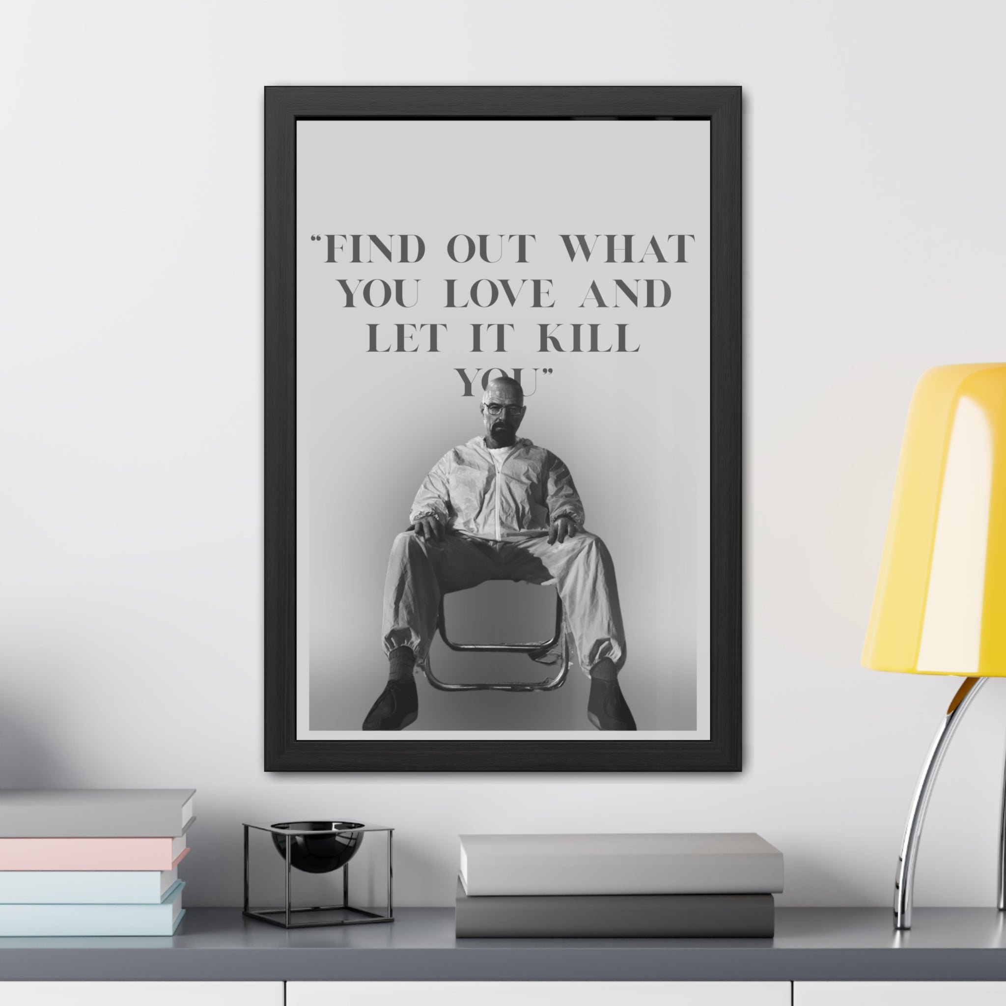 Framed Walter White Poster