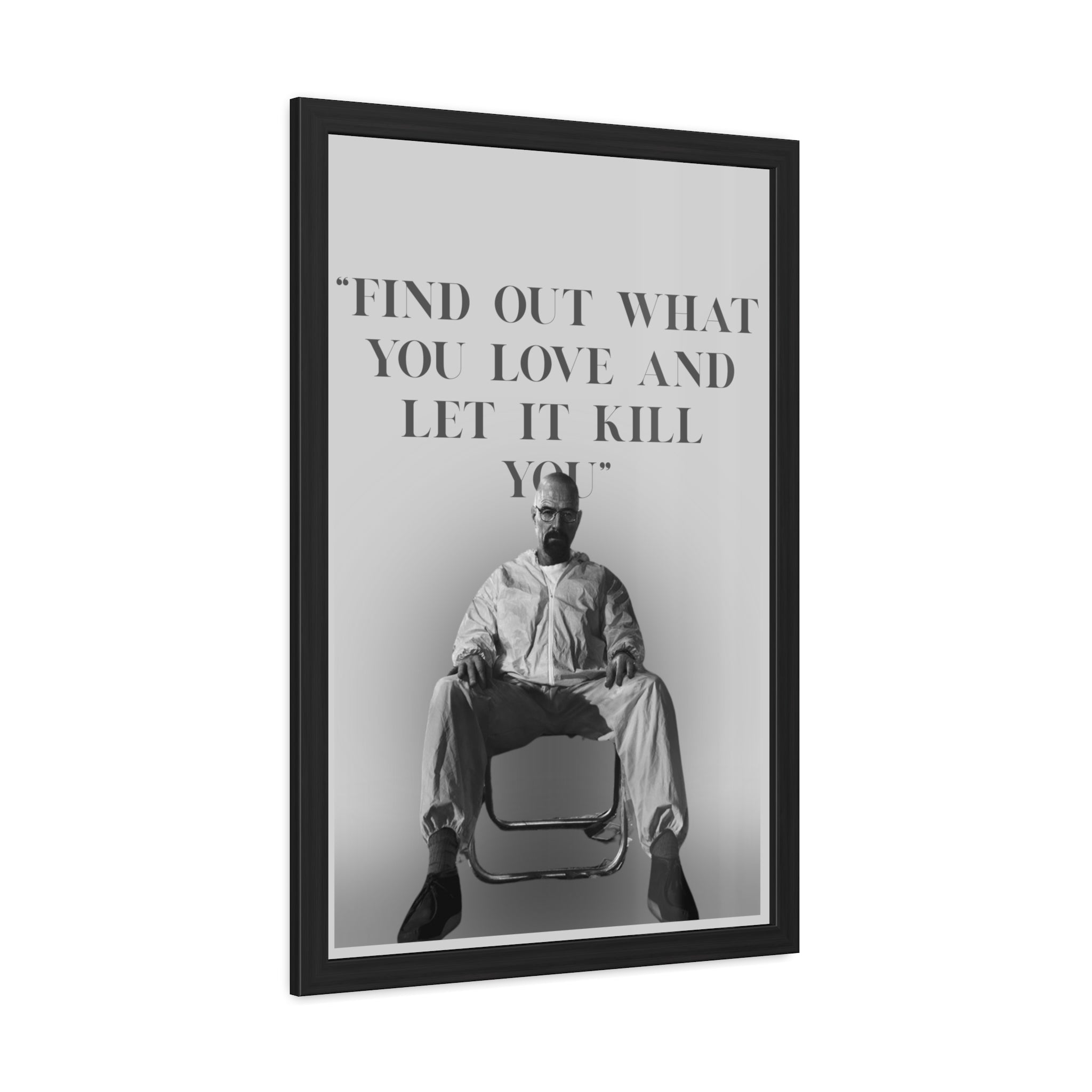 Framed Walter White Poster
