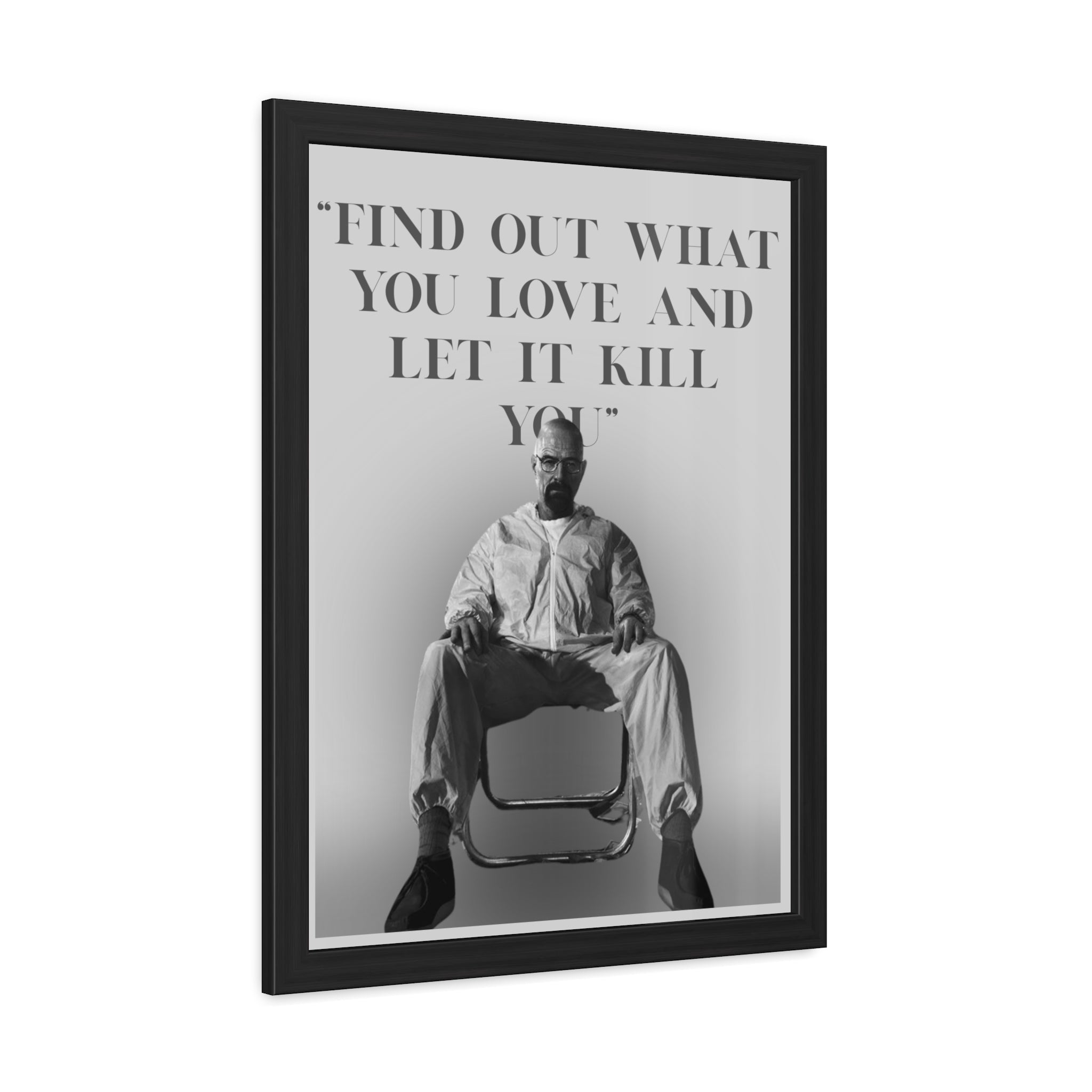 Framed Walter White Poster