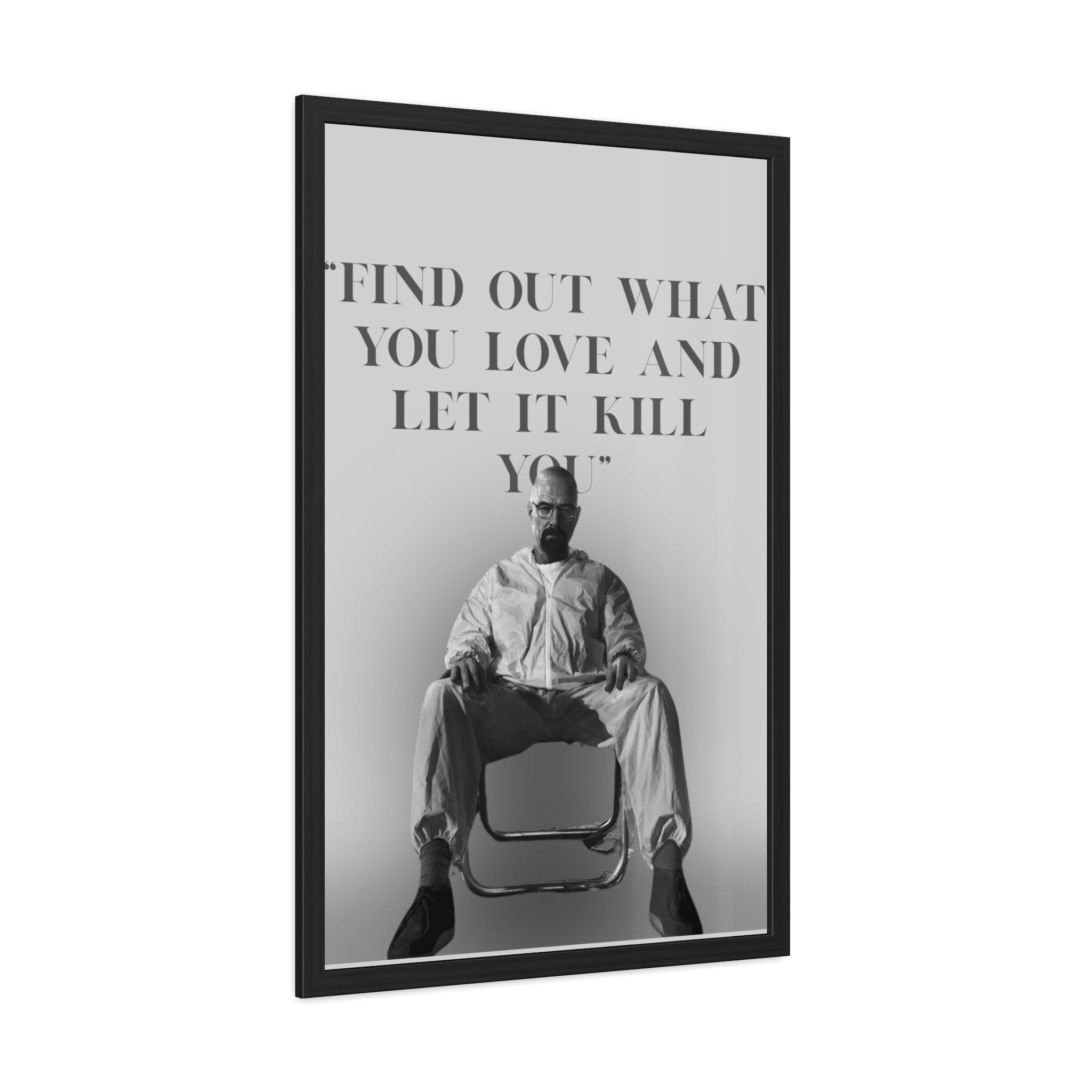 Framed Walter White Poster