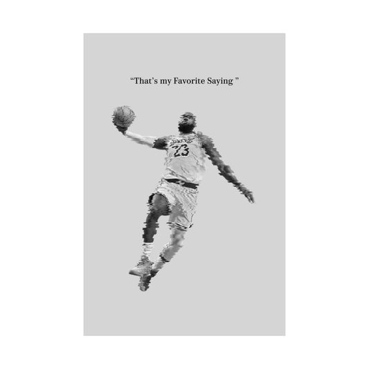 Lebron James - Matte Poster