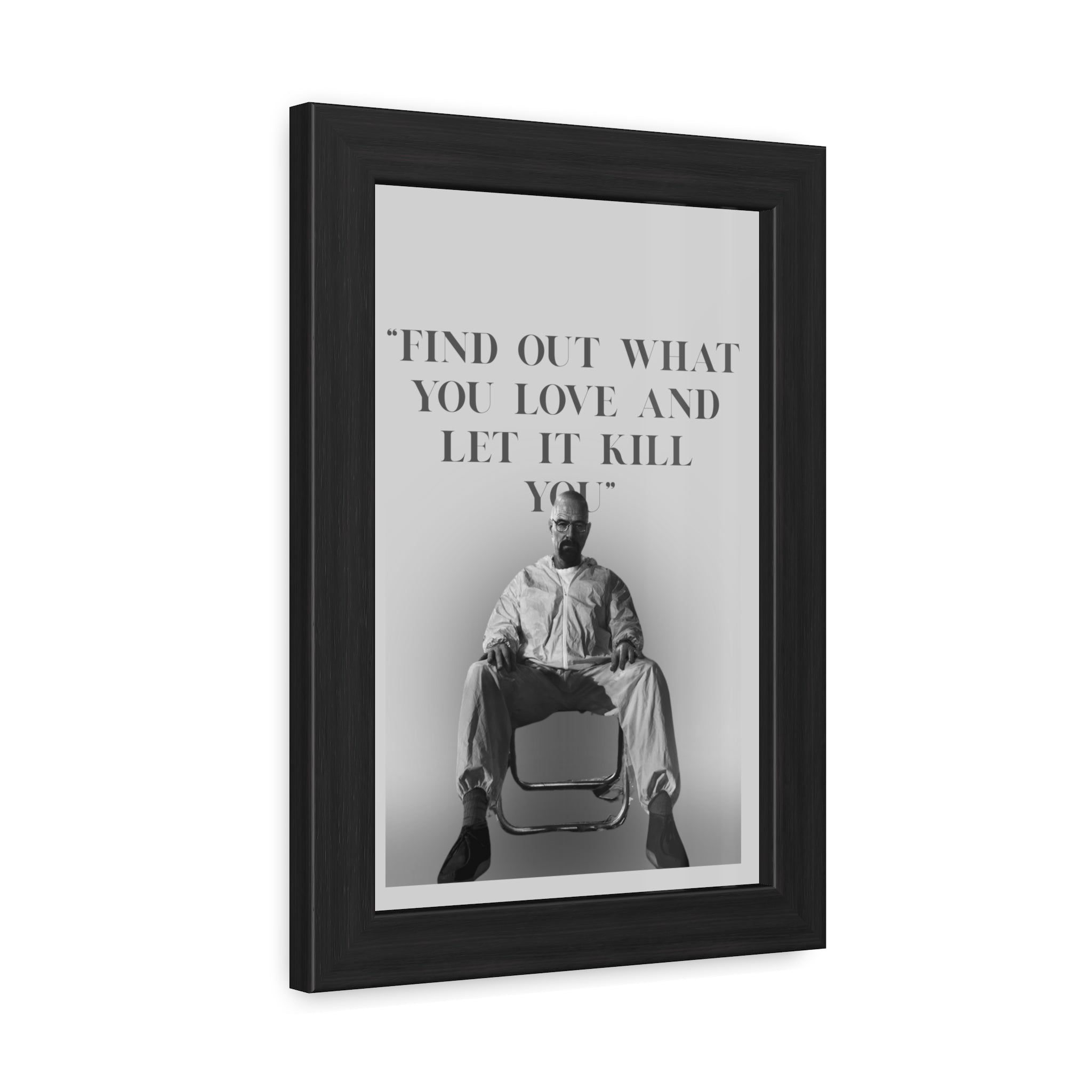 Framed Walter White Poster