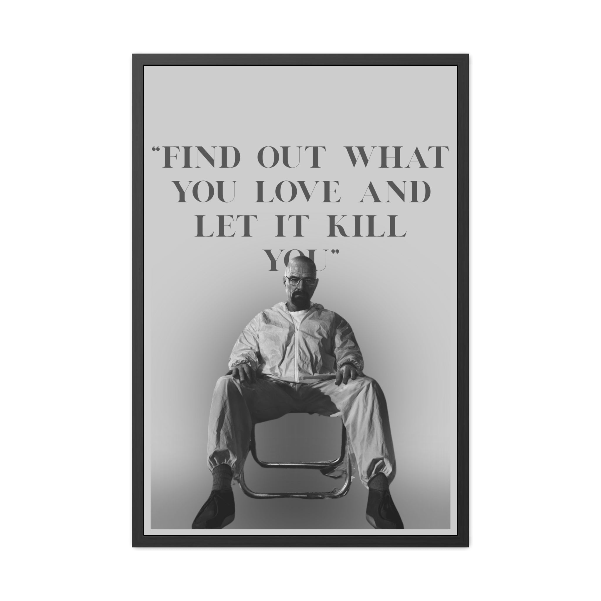Framed Walter White Poster