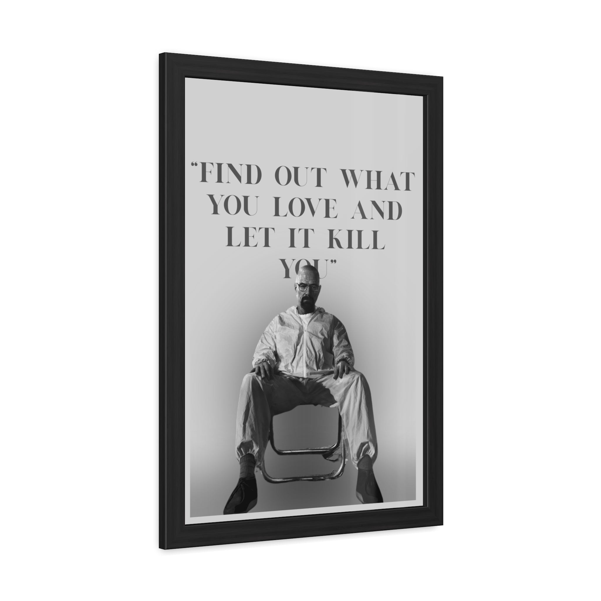 Framed Walter White Poster